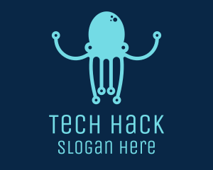 Startup Tech Octopus logo design