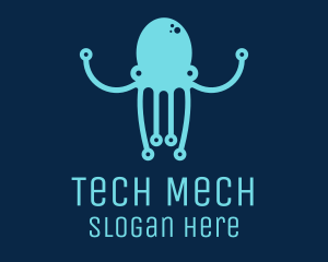 Startup Tech Octopus logo design