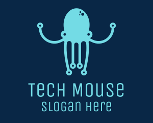 Startup Tech Octopus logo design