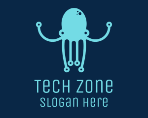 Startup Tech Octopus logo design