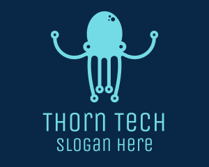 Startup Tech Octopus logo design