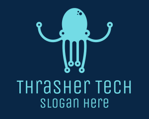 Startup Tech Octopus logo design