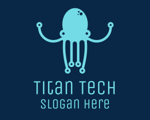 Startup Tech Octopus logo design