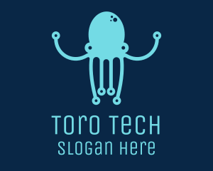 Startup Tech Octopus logo design