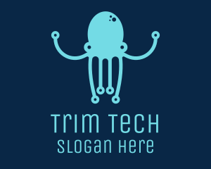 Startup Tech Octopus logo design