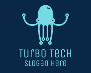 Startup Tech Octopus logo design