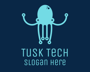 Startup Tech Octopus logo design