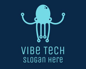 Startup Tech Octopus logo design