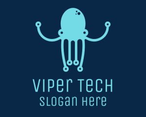 Startup Tech Octopus logo design