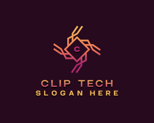 Cybersecurity Tech Software logo design