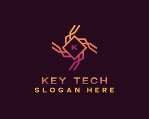 Cybersecurity Tech Software logo design