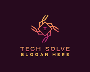 Cybersecurity Tech Software logo design