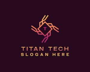 Cybersecurity Tech Software logo design