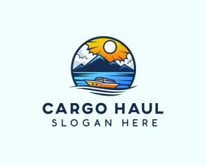 Sailing Maritime Ferry logo design