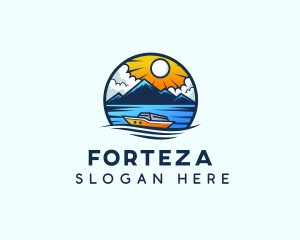 Sailing Maritime Ferry logo design