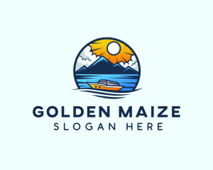 Sailing Maritime Ferry logo design