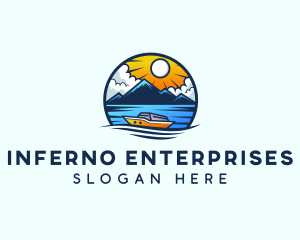 Sailing Maritime Ferry logo design