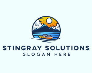 Sailing Maritime Ferry logo design