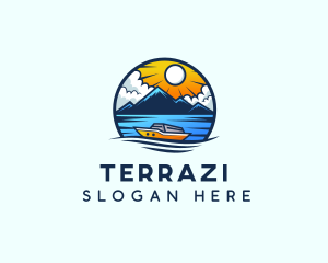 Sailing Maritime Ferry logo design