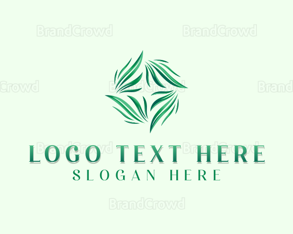 Herbal Garden Leaves Logo