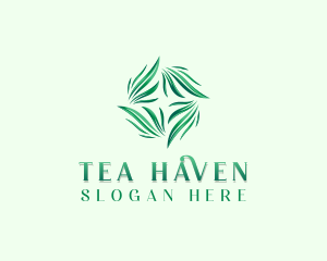 Herbal Garden Leaves logo design