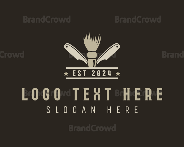 Hair Styling Barbering Logo