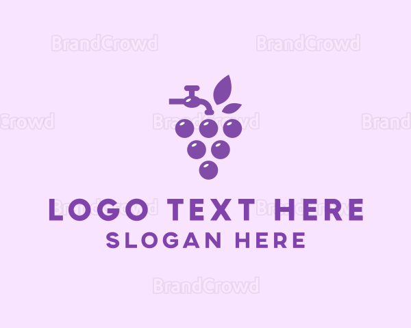 Faucet Grape Juice Logo