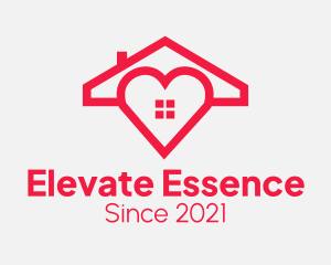 Nursing Home - Heart Housing Property logo design
