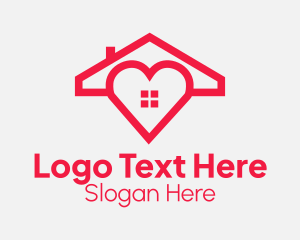 Heart Housing Property  Logo