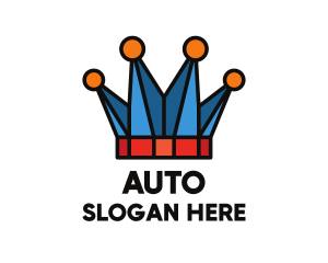 Modern Polygon Crown Logo