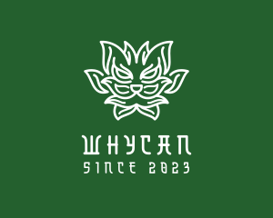 Symmetry - Herbal Dragon Plant logo design