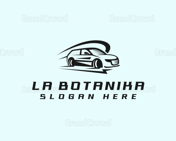 Fast Race Car Logo