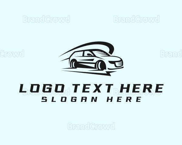 Fast Race Car Logo