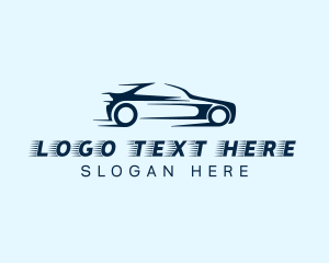 Transport - Fast Race Car logo design