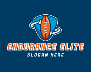 College Football Shield  logo design