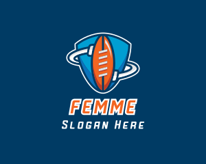 College Football Shield  logo design