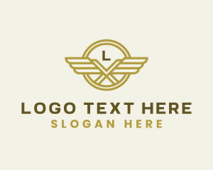 Business - Professional Wings Minimalist logo design