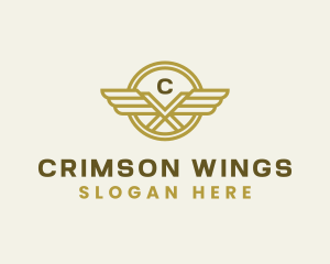 Professional Wings Minimalist logo design