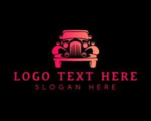 Driving - Vintage Car Detailing logo design