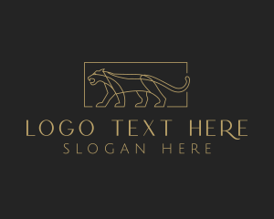 Luxury Panther Animal Logo