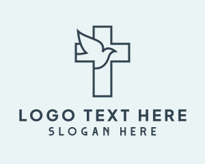 Religion - Cross Dove Fellowship logo design