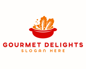 Soup Hot Pot Cooking logo design