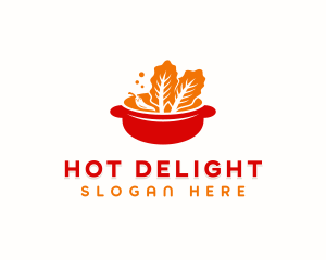 Soup Hot Pot Cooking logo design