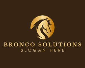 Bronco - Horse Bronco Stallion logo design