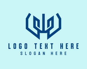 Bold - Bold Abstract Letter W logo design