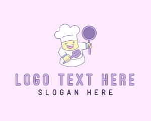 Home School - Kiddie Culinary Chef logo design