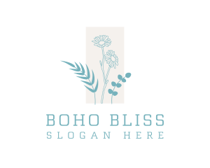 Vintage Floral Boutique logo design