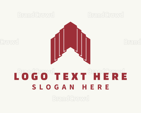 Roofing Home Property Logo