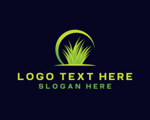 Grass Lawn Garden Logo