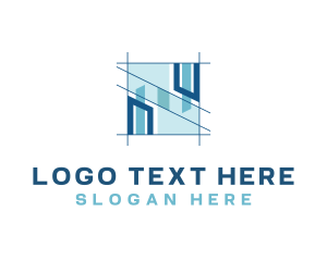 Construction - Architect Contractor Infrastructure logo design